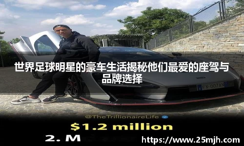 世界足球明星的豪车生活揭秘他们最爱的座驾与品牌选择